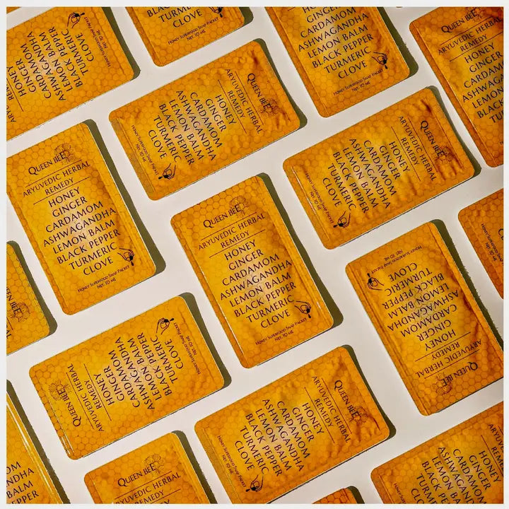 Ayurvedic Honey Superfood Snap Packet For Coffee/Tea - Reinvent Your Hustle